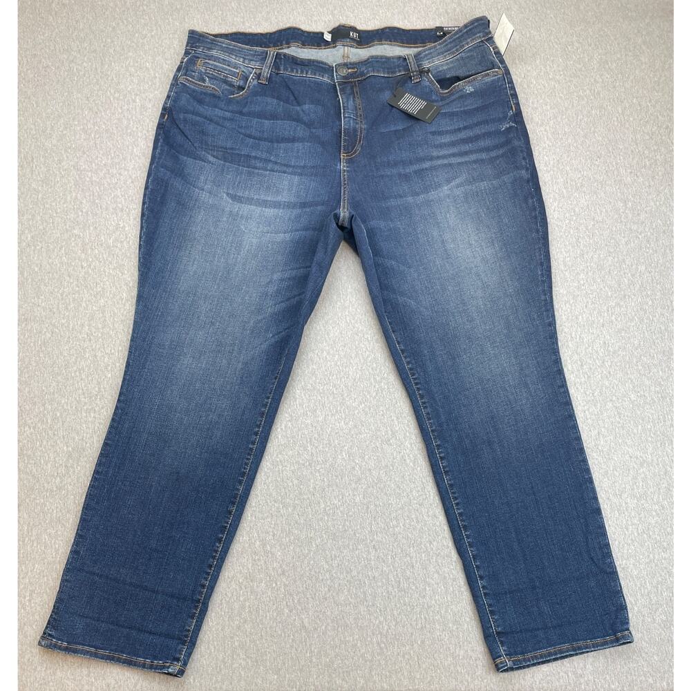 Kut From The Kloth Jeans Women 22W Blue Stretch Catherine Boyfriend NWT